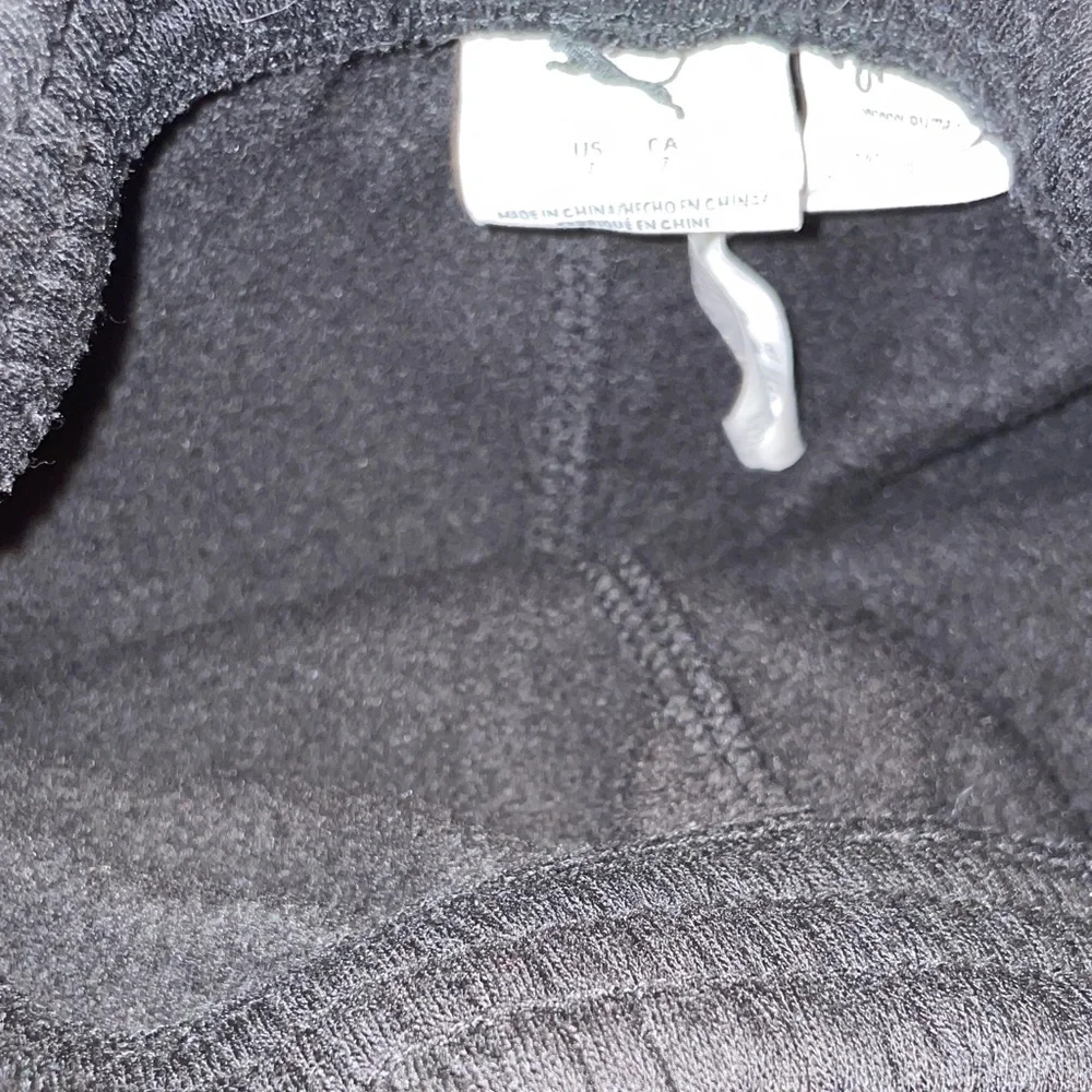 Puma Kids Shorts in Black with Gold Logo - Picture 5 of 5